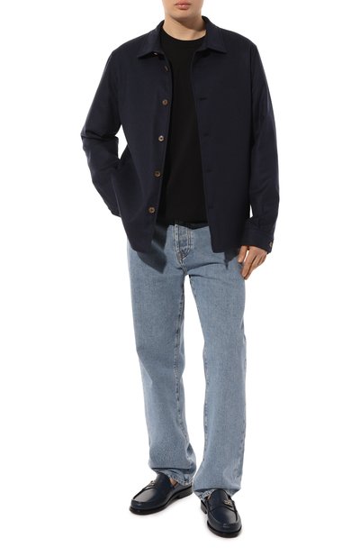 Кожаные лоферы KITON, арт. USSA063N00986, фото 2