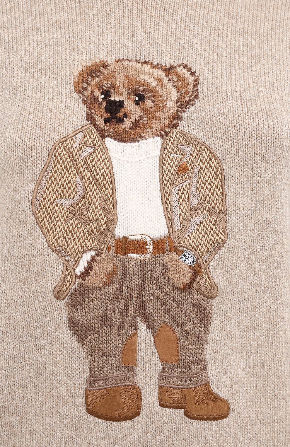 Кашемировый свитер RALPH LAUREN бежевого цвета по цене 230000 руб., арт. 290816139, фото 6 Кашемировый свитер RALPH LAUREN, арт. 290816139, фото 6