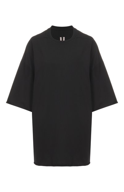 Женская хлопковая футболка RICK OWENS, арт. RP01E7204/JA