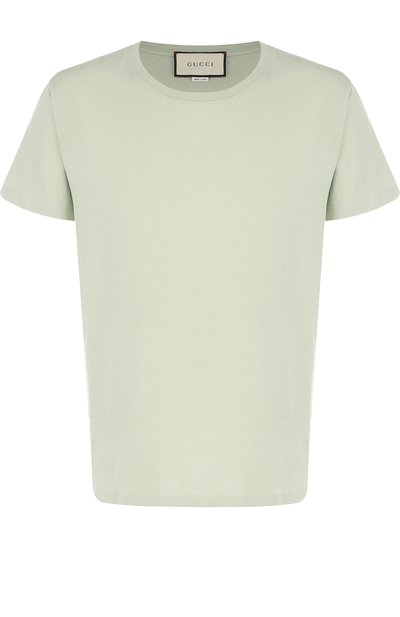Хлопковая футболка с логотипом бренда GUCCI, арт. 493117/X3I85, фото 1