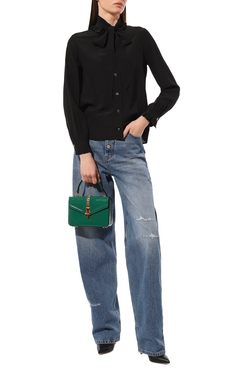 Сумка sylvie 1969 mini GUCCI, арт. 589479 1J70G, фото 7