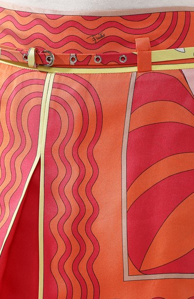 Шелковые шорты EMILIO PUCCI розового цвета по цене 68850 руб., арт. 0ERU05/0E870, фото 5 Шелковые шорты EMILIO PUCCI, арт. 0ERU05/0E870, фото 5