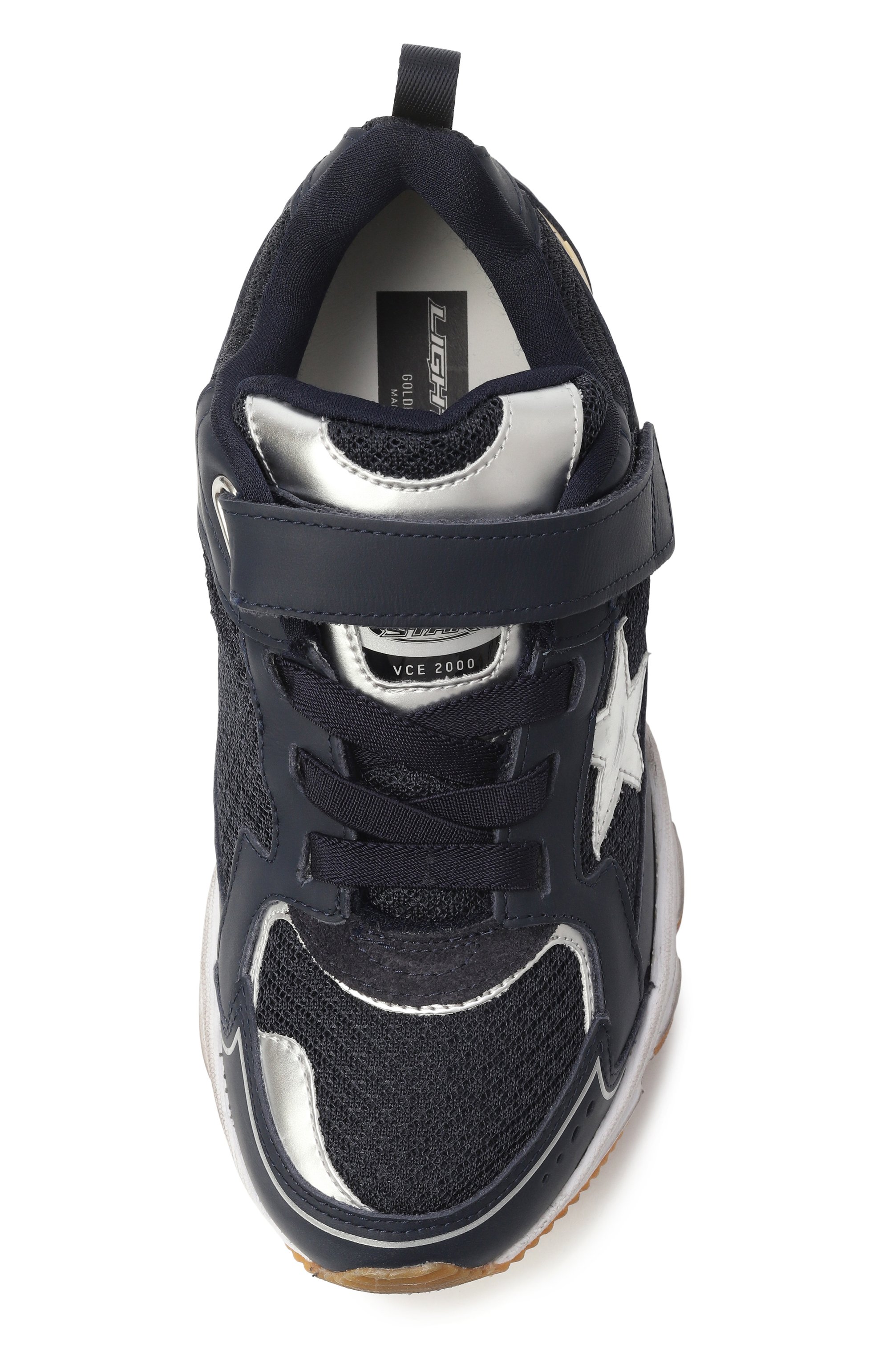 Комбинированные кроссовки light star GOLDEN GOOSE DELUXE BRAND, арт. GYF00724.F007606, фото 4