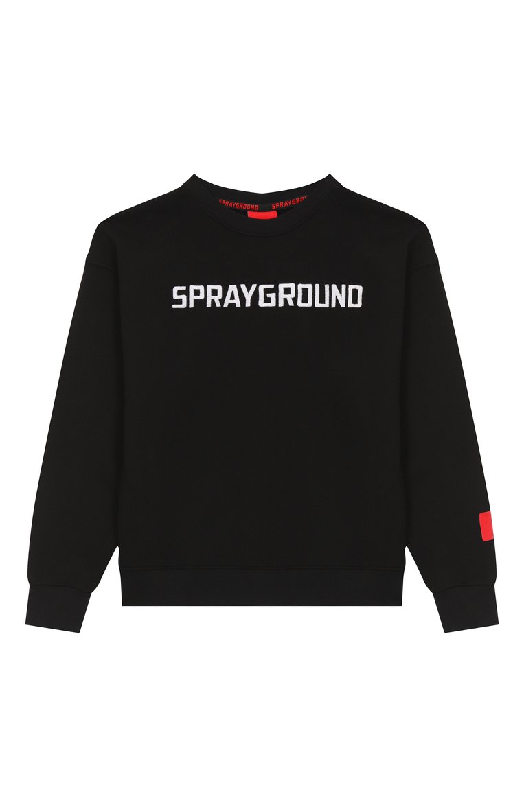 Хлопковый свитшот  SPRAYGROUND, арт. SPY1351GBLK, фото 1