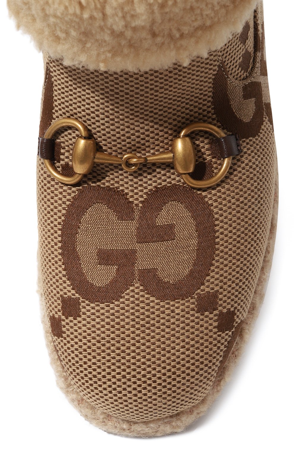 Полусапоги с меховой подкладкой horsebit GUCCI, арт. 599017 UKM50, фото 6