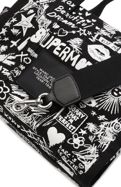 Сумка the punk scribble tote bag small MARC JACOBS (THE), арт. 2S6HTT016H02, фото 3