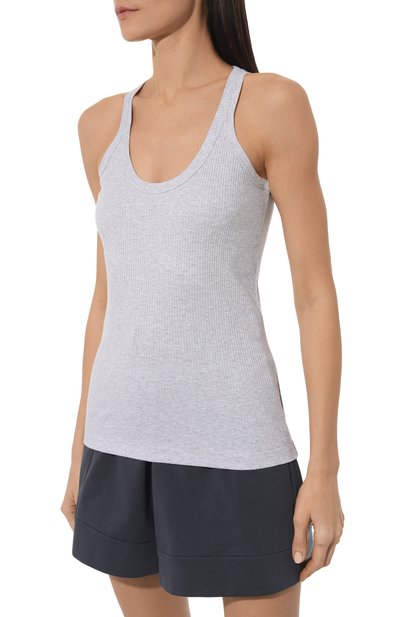 Хлопковая майка BRUNELLO CUCINELLI, арт. MH990BM110, фото 3