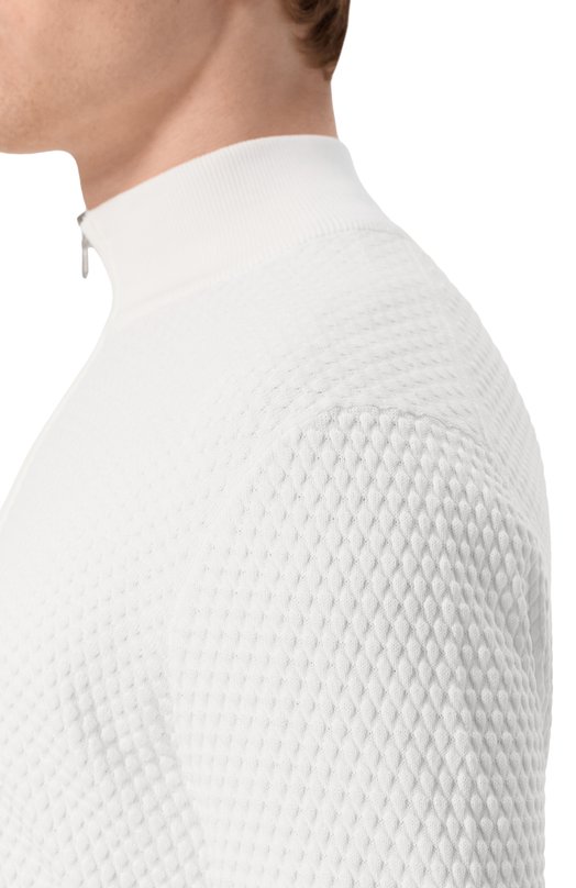 Хлопковый кардиган Gran Sasso 58178/18162 Белый  58178/18162 Фото 5
