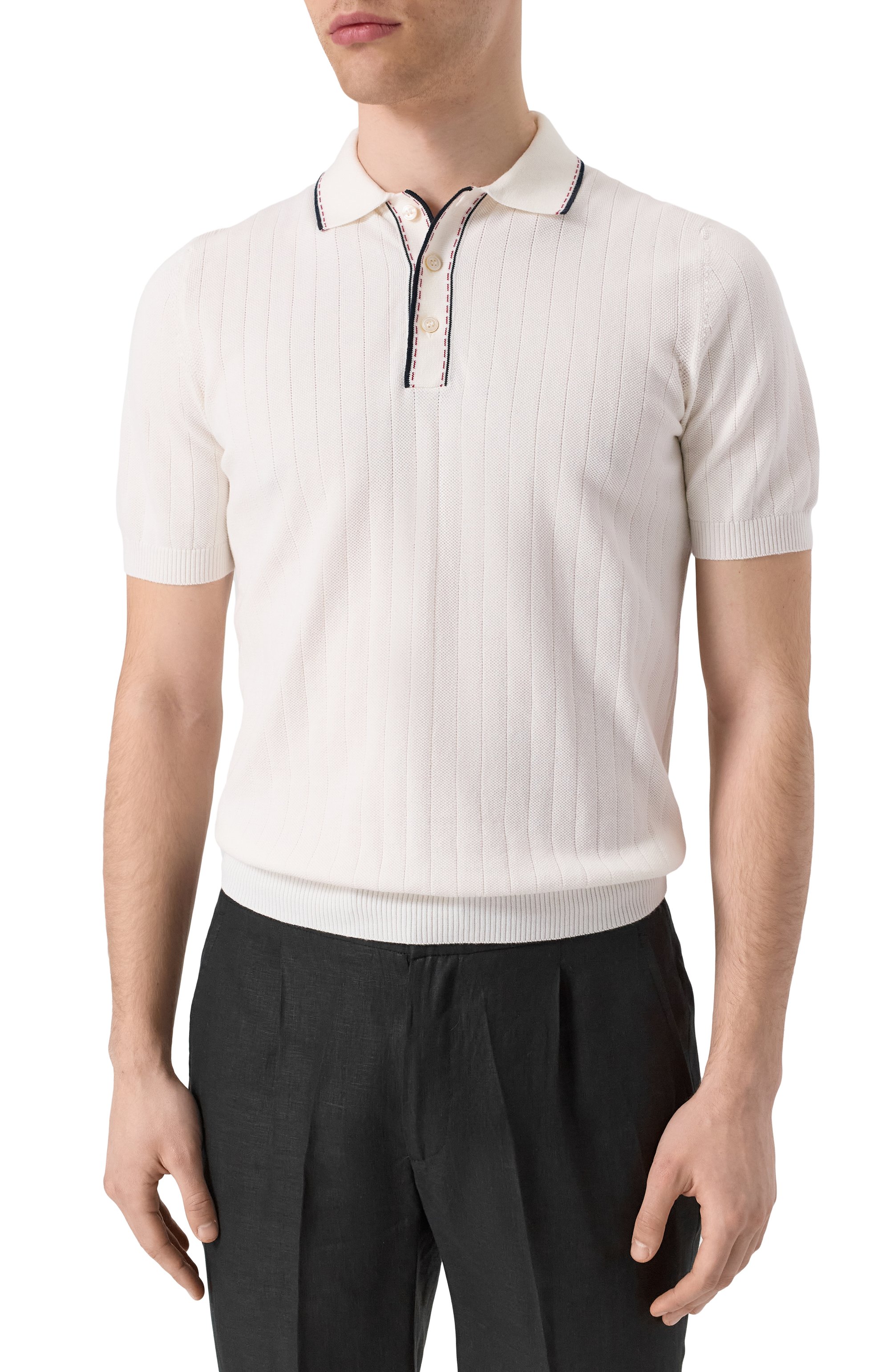 Хлопковое поло GRAN SASSO, арт. 57170/18047, фото 3