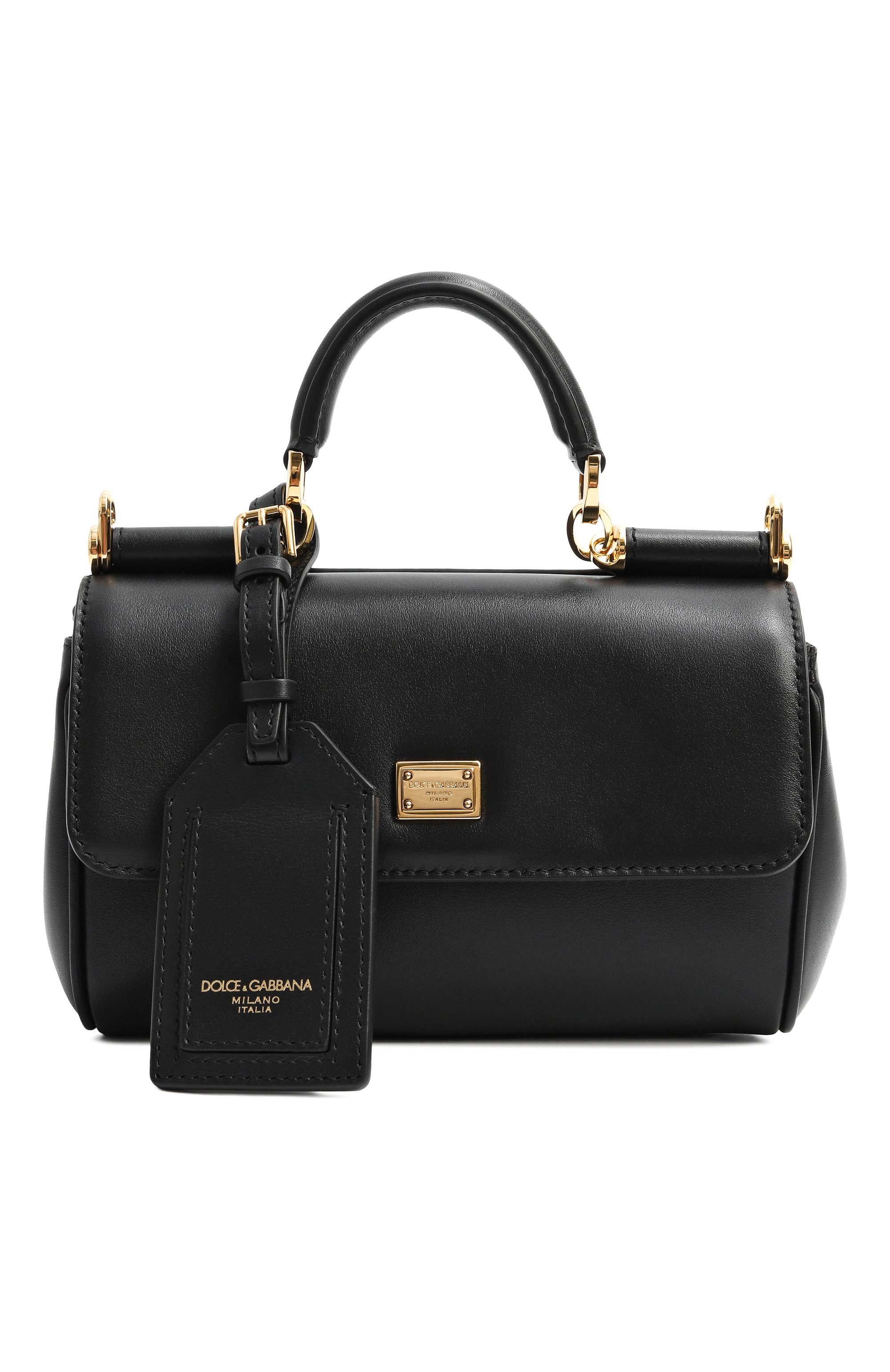 Сумка my sicily mini DOLCE & GABBANA черного цвета по цене 192500 руб., арт. BB7864/B7321, фото 1 Сумка my sicily mini DOLCE & GABBANA, арт. BB7864/B7321, фото 1