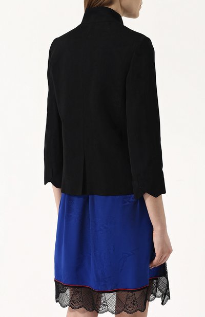 Однотонный жакет из вискозы с укороченным рукавом ZADIG AND VOLTAIRE, арт. SGCA0206F, фото 4