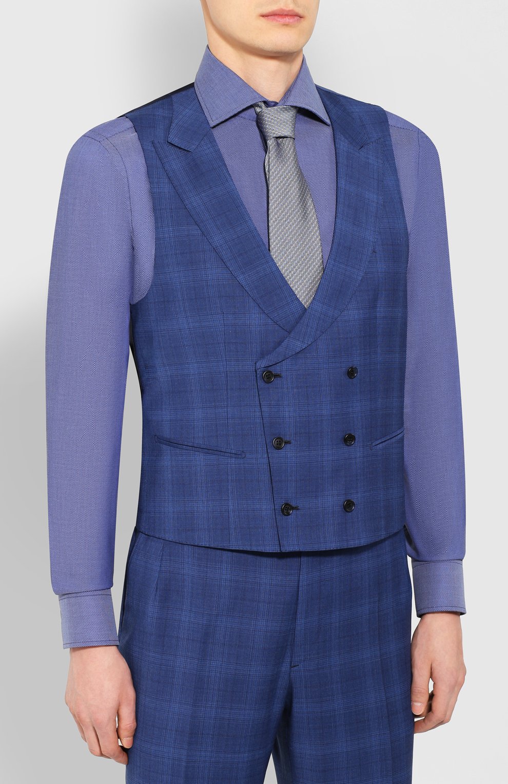 Шерстяной костюм-тройка BRIONI, арт. RSH218/P9A1E/PLAT0NE/G, фото 4