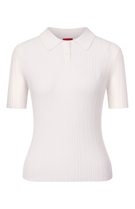 Поло из вискозы HUGO 50557771 Белый 50557771