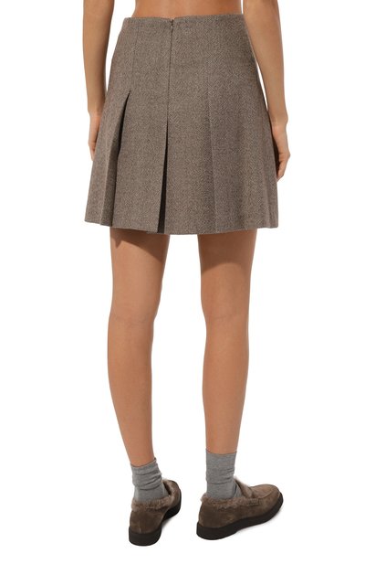 Шерстяная юбка BRUNELLO CUCINELLI, арт. MB131G3710, фото 4