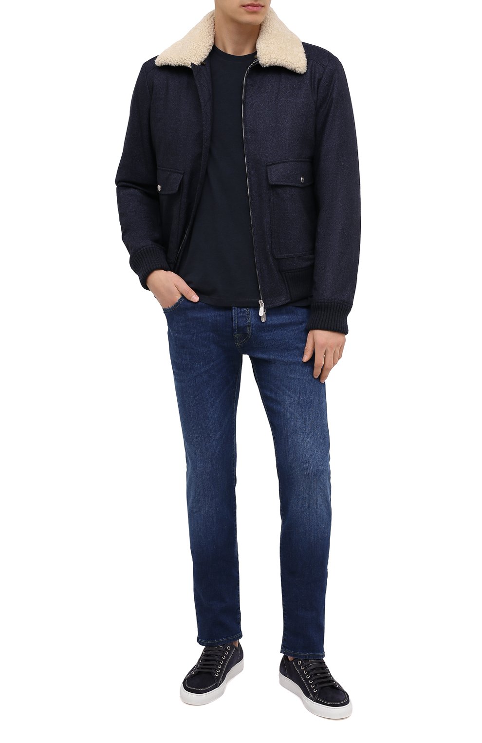 Шерстяной бомбер ELEVENTY PLATINUM, арт. B75GBTB41 TES0B030, фото 2