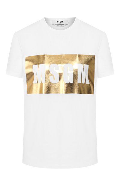 Хлопковая футболка MSGM, арт. 2841MDM95 207298, фото 1