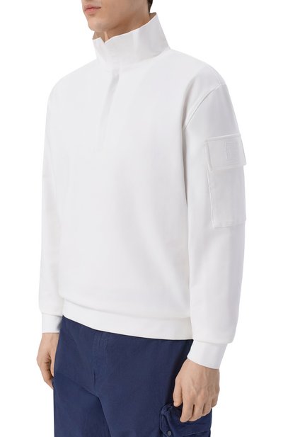 Хлопковый анорак C.P. COMPANY белого цвета по цене 29950 руб., арт. 20CLSS010A/006452W, фото 3 Хлопковый анорак C.P. COMPANY, арт. 20CLSS010A/006452W, фото 3