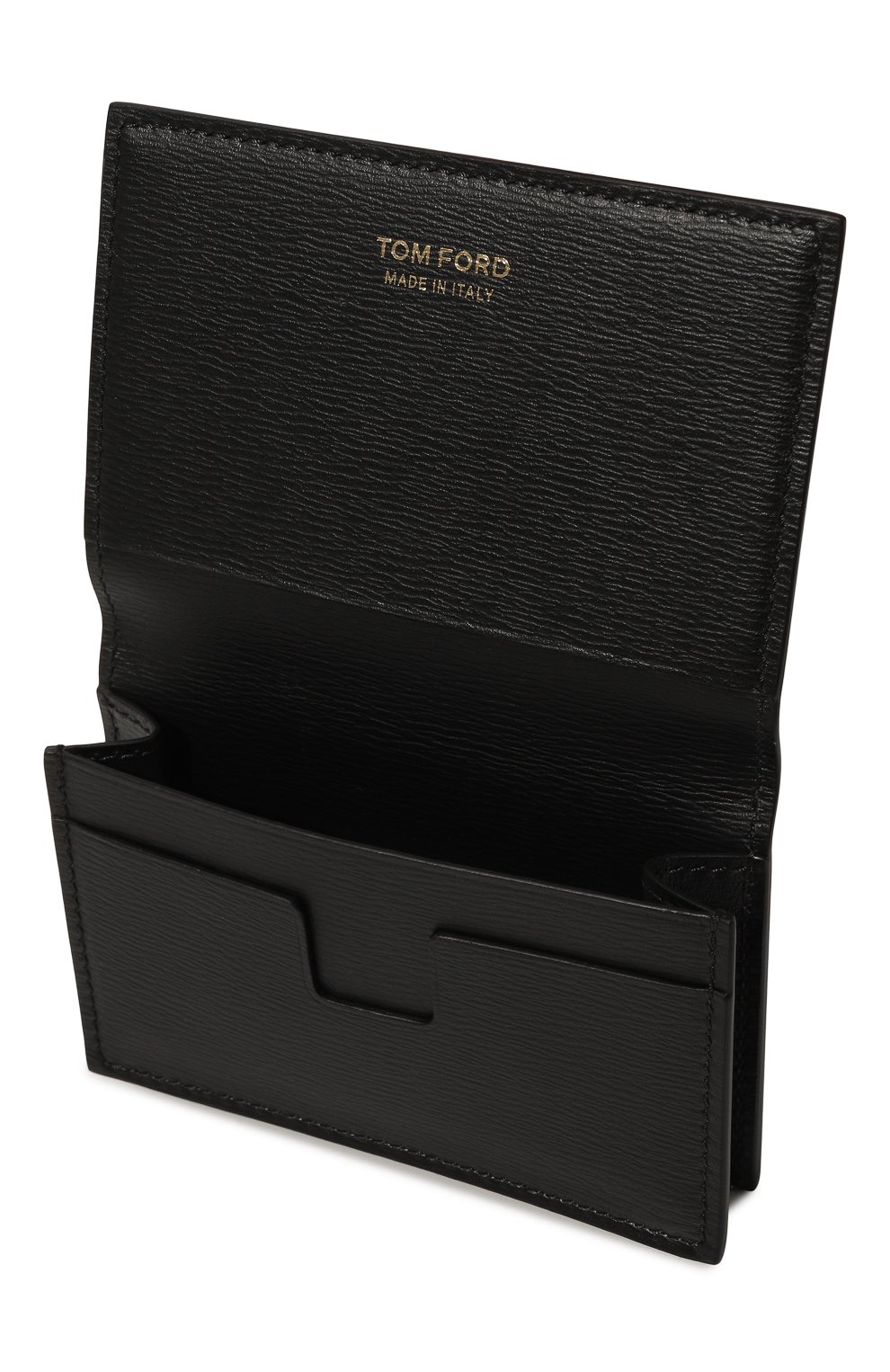Кожаный футляр для кредитных карт TOM FORD черного цвета по цене 35150 руб., арт. Y0277T/LCL053, фото 3 Кожаный футляр для кредитных карт TOM FORD, арт. Y0277T/LCL053, фото 3