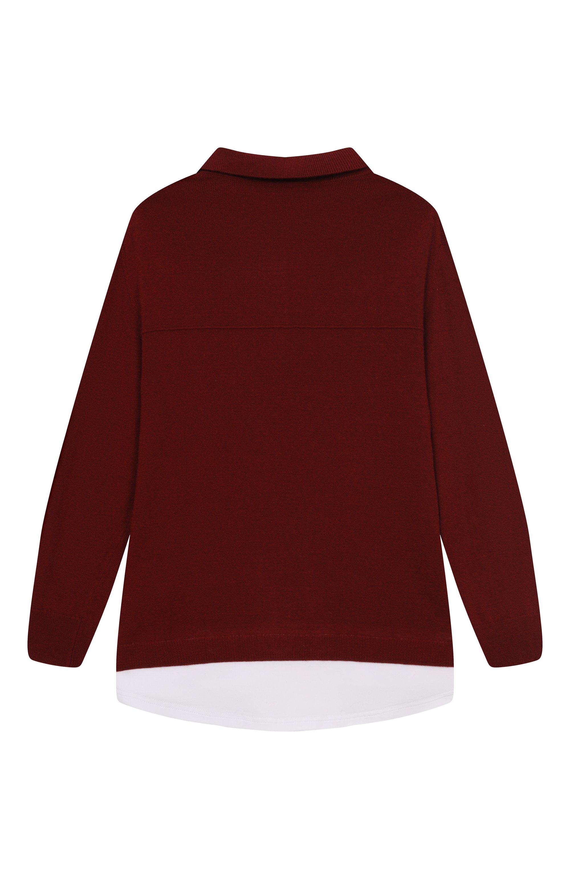 Поло PAOLO PECORA MILANO бордового цвета по цене 21450 руб., арт. PP4086/14-16, фото 2 Поло PAOLO PECORA MILANO, арт. PP4086/14-16, фото 2