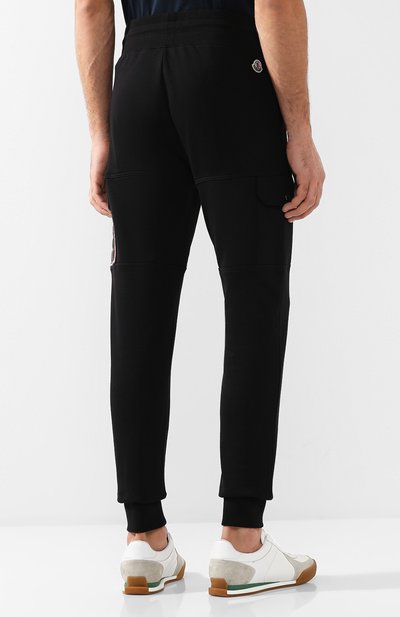 Хлопковые джоггеры с карманами MONCLER, арт. D2-091-87000-50-80473, фото 4
