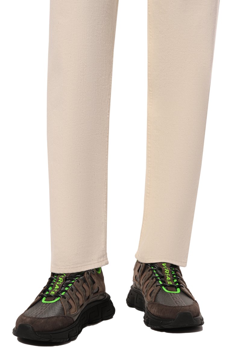 Комбинированные кроссовк�и trigreca VERSACE, арт. DSU8094/1A04984, фото 1