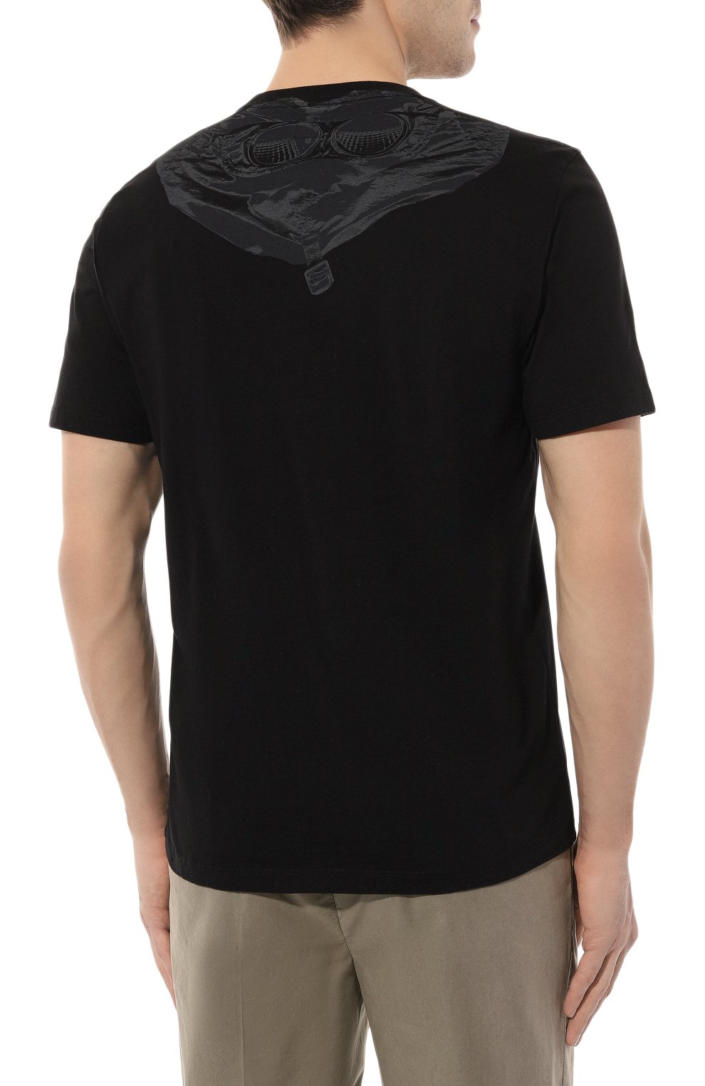 Хлопковая футболка C.P. COMPANY, арт. 16CMTS044A005100W, фото 4