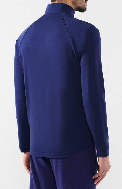 Шерстяной кардиган ZEGNA синего цвета по цене 82600 руб., арт. VS475/ZZT868, фото 4 Шерстяной кардиган ZEGNA, арт. VS475/ZZT868, фото 4