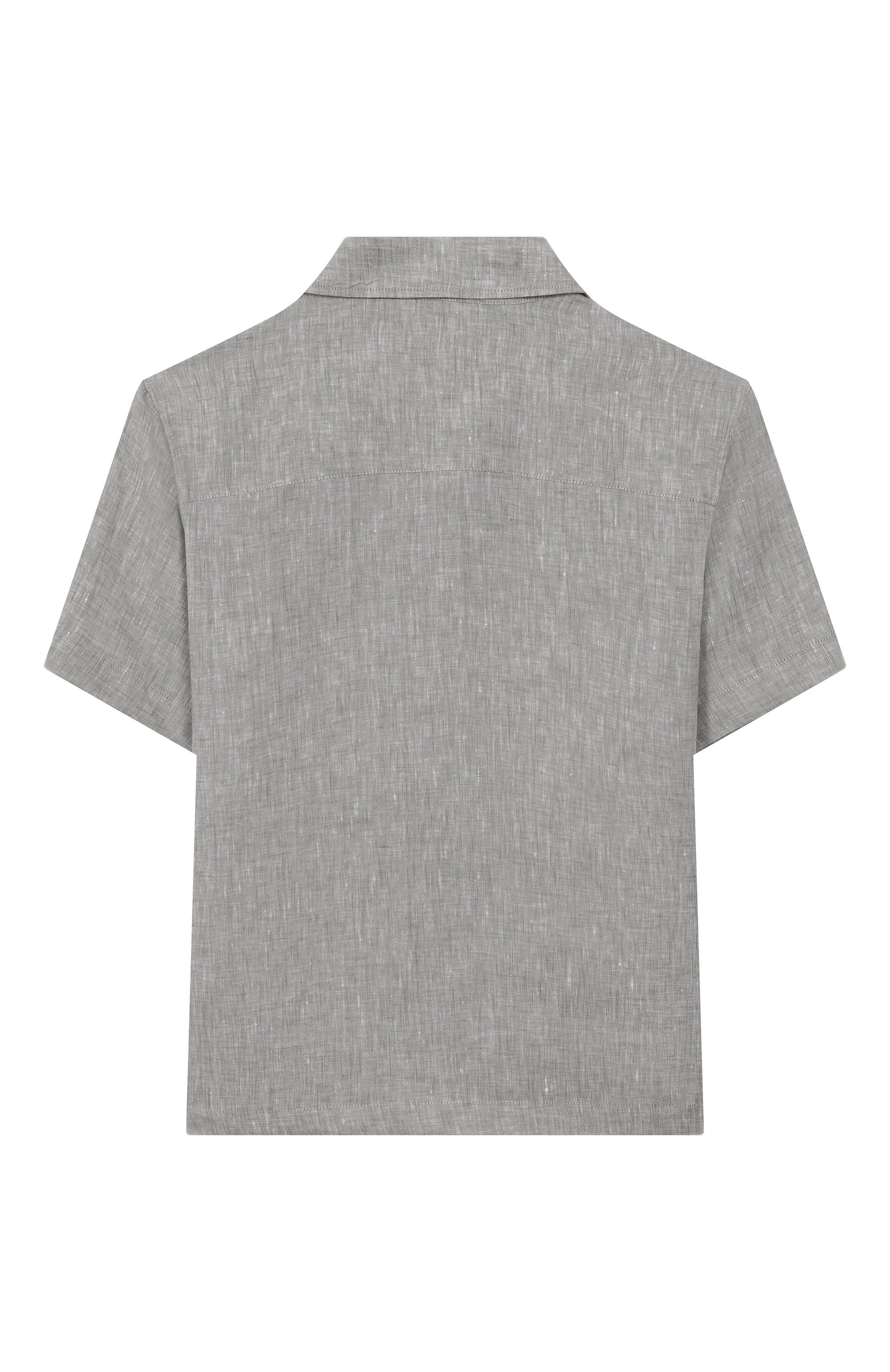 Льняная рубашка DOLCE & GABBANA, арт. L44S24/FU4LG_001, фото 2