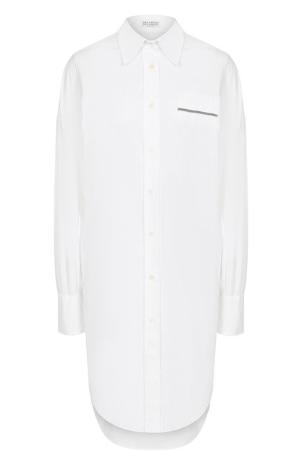 Женская хлопковая рубашка BRUNELLO CUCINELLI, арт. M0091ML916