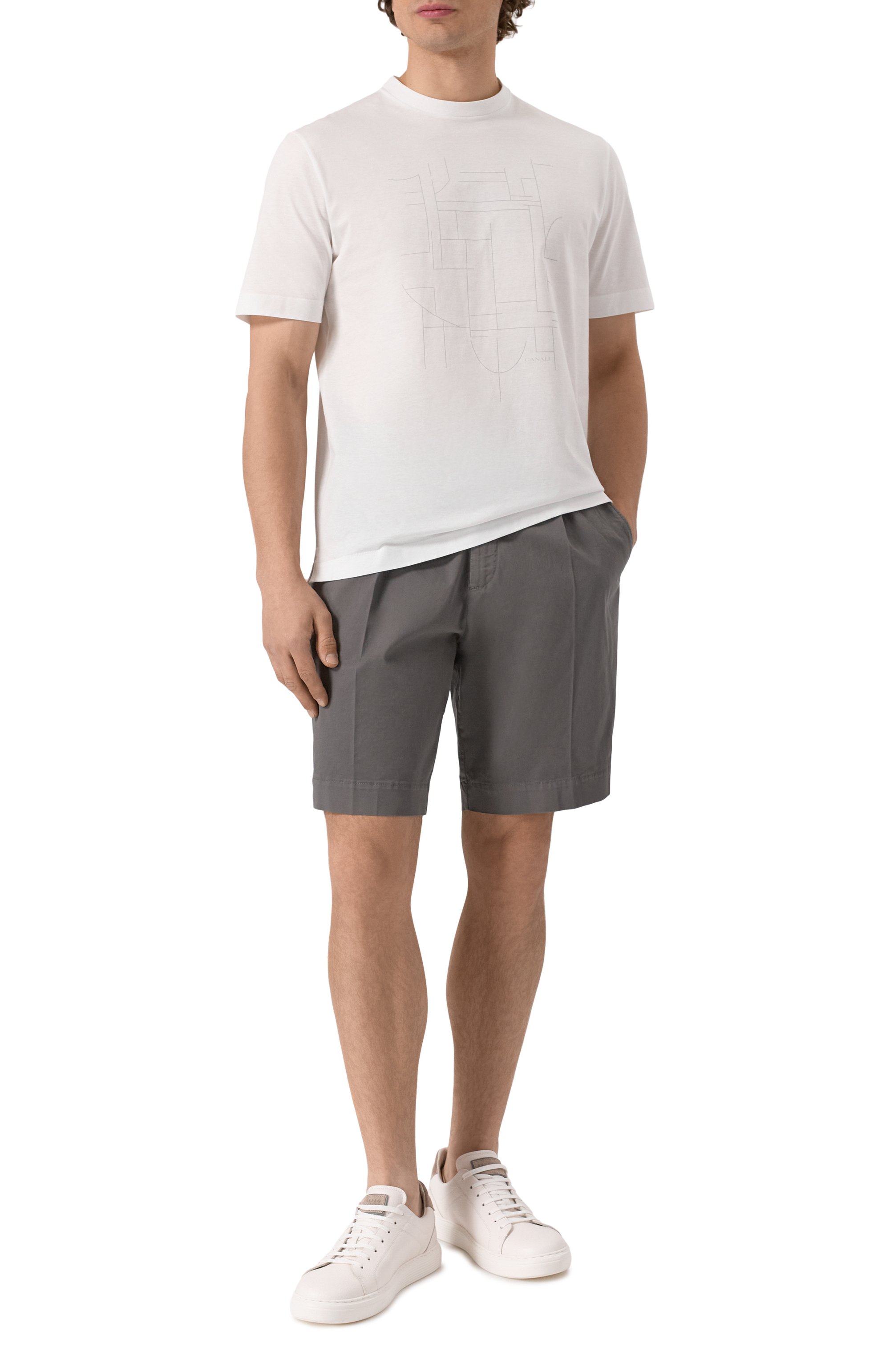 Хлопковая футболка CANALI, арт. T0806P/MJ02254, фото 2