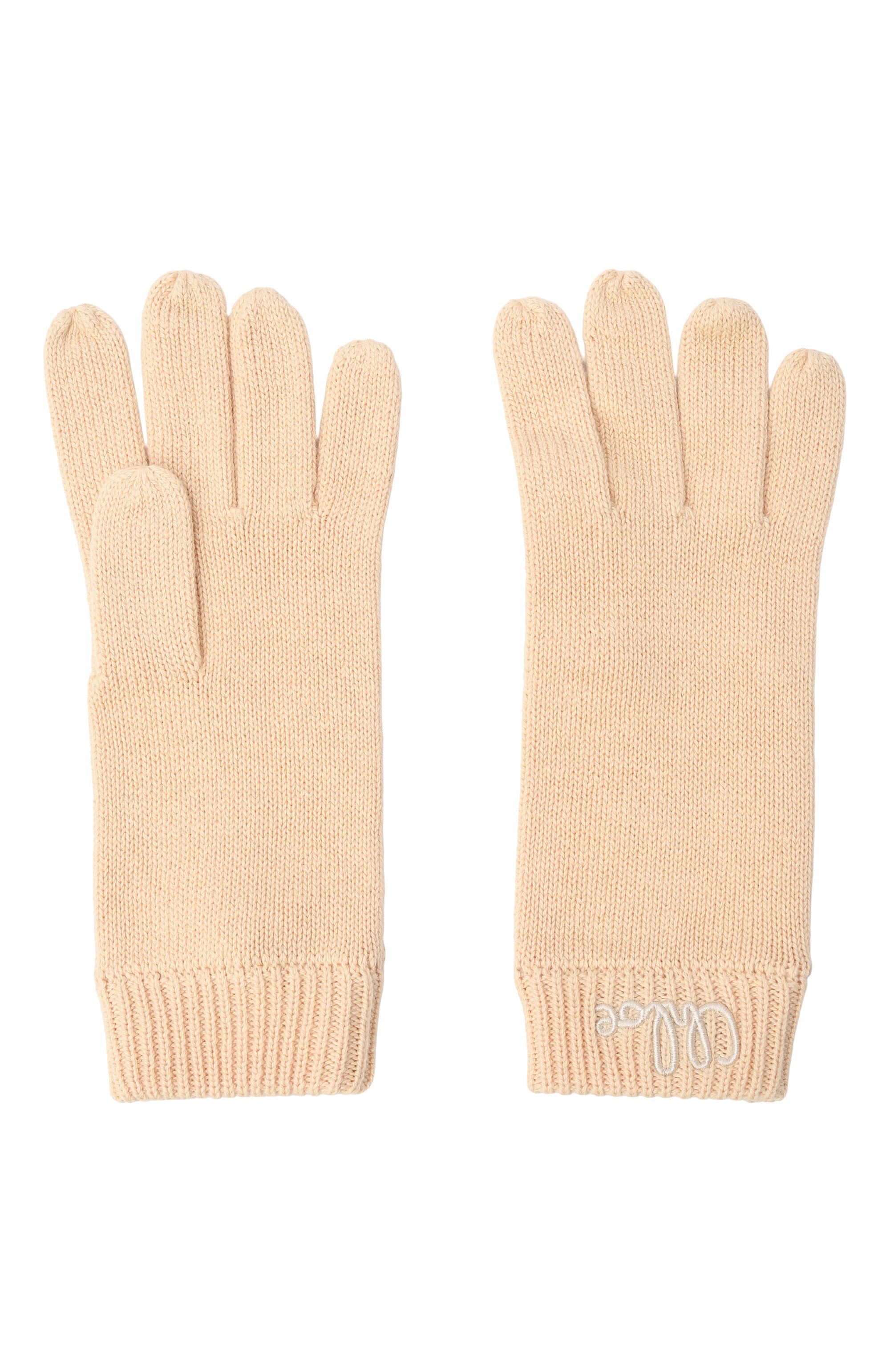 Перчатки из хлопка и шерсти CHLOÉ, арт. C20690, фото 2