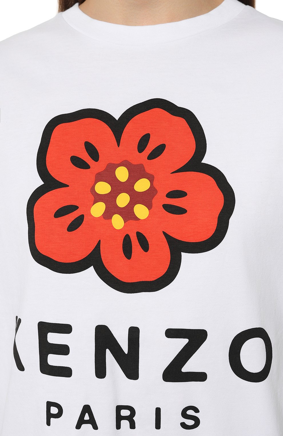 Хлопковая футболка KENZO, арт. FC62TS0074S0, фото 5