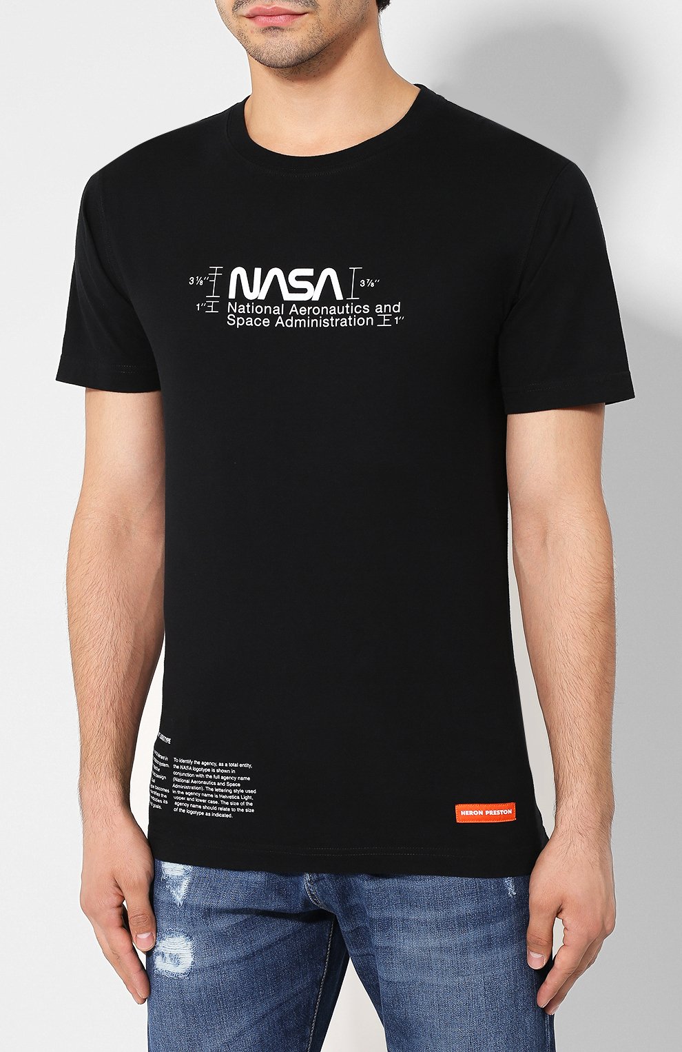 Хлопковая футболка HERON PRESTON, арт. HMAA004F197600181001, фото 3