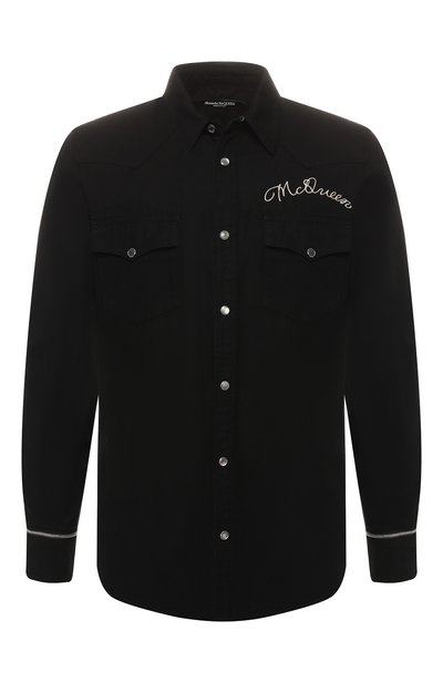 Хлопковая рубашка ALEXANDER MCQUEEN, арт. 558615/QMY40, фото 1