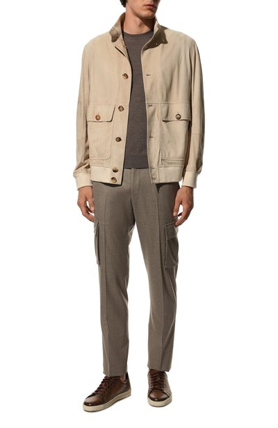 Шерстяные брюки-карго CORNELIANI, арт. 904L02-2818111/00, фото 2