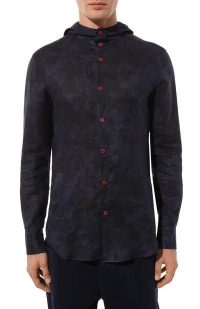 Льняная рубашка KITON, арт. UMCMARH08868, фото 3