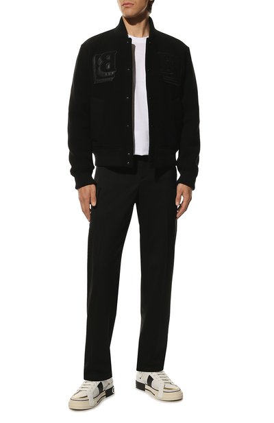 Кожаные кеды custom 2.zero DOLCE & GABBANA белого цвета по цене 99500 руб., арт. CS1870/A0222, фото 2 Кожаные кеды custom 2.zero DOLCE & GABBANA, арт. CS1870/A0222, фото 2