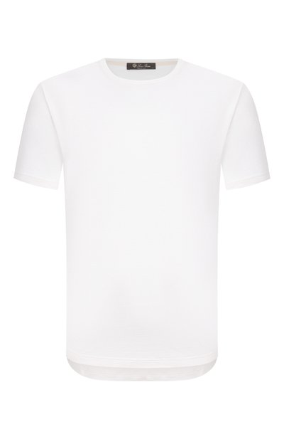 Мужская футболка из шелка и хлопка LORO PIANA, арт. FAF6128