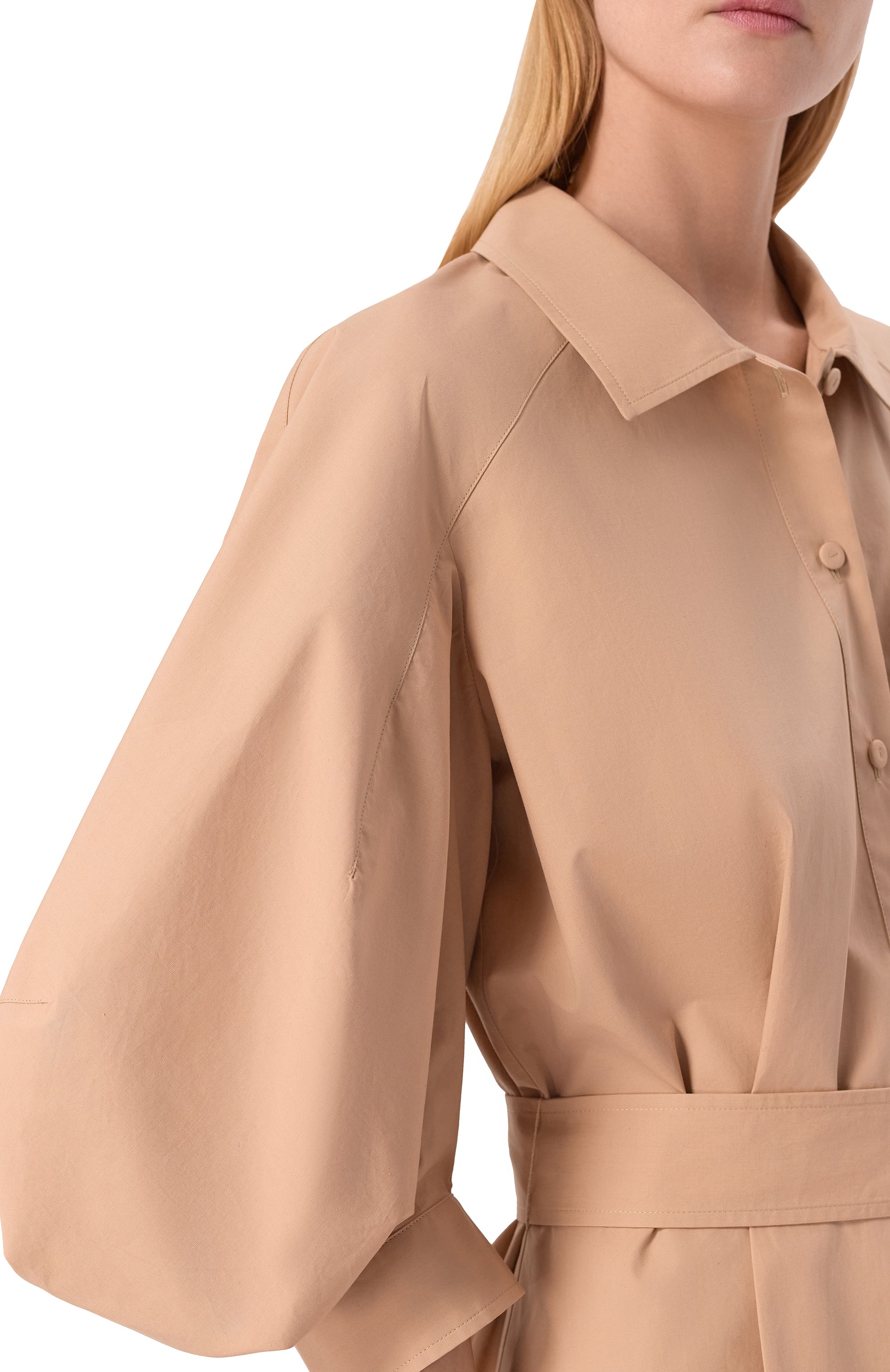 Хлопковая блузка ELIE SAAB, арт. T0270/P0023, фото 5