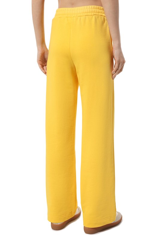 Хлопковые брюки Dolce & Gabbana FTCYYT/GDCDR Жёлтый  FTCYYT/GDCDR Фото 4