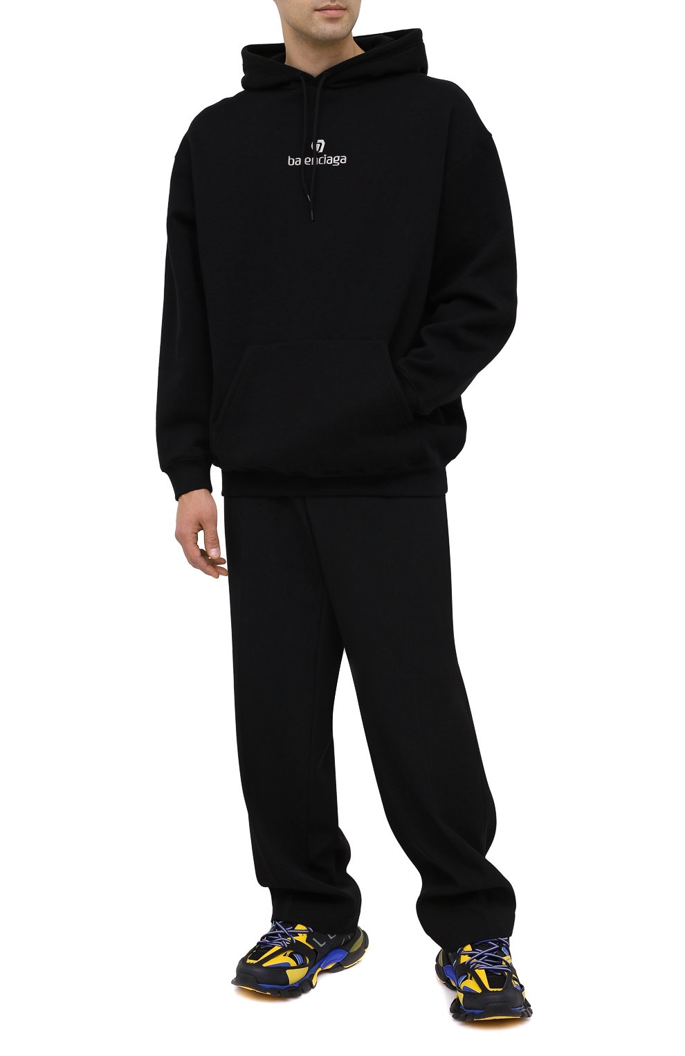 Хлопковое худи BALENCIAGA, арт. 570811/TJVE1, фото 2