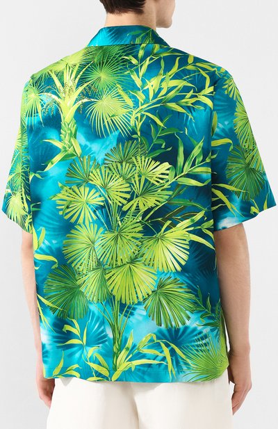 Рубашка VERSACE зеленого цвета по цене 105500 руб., арт. A85919/A234748, фото 4 Рубашка VERSACE, арт. A85919/A234748, фото 4