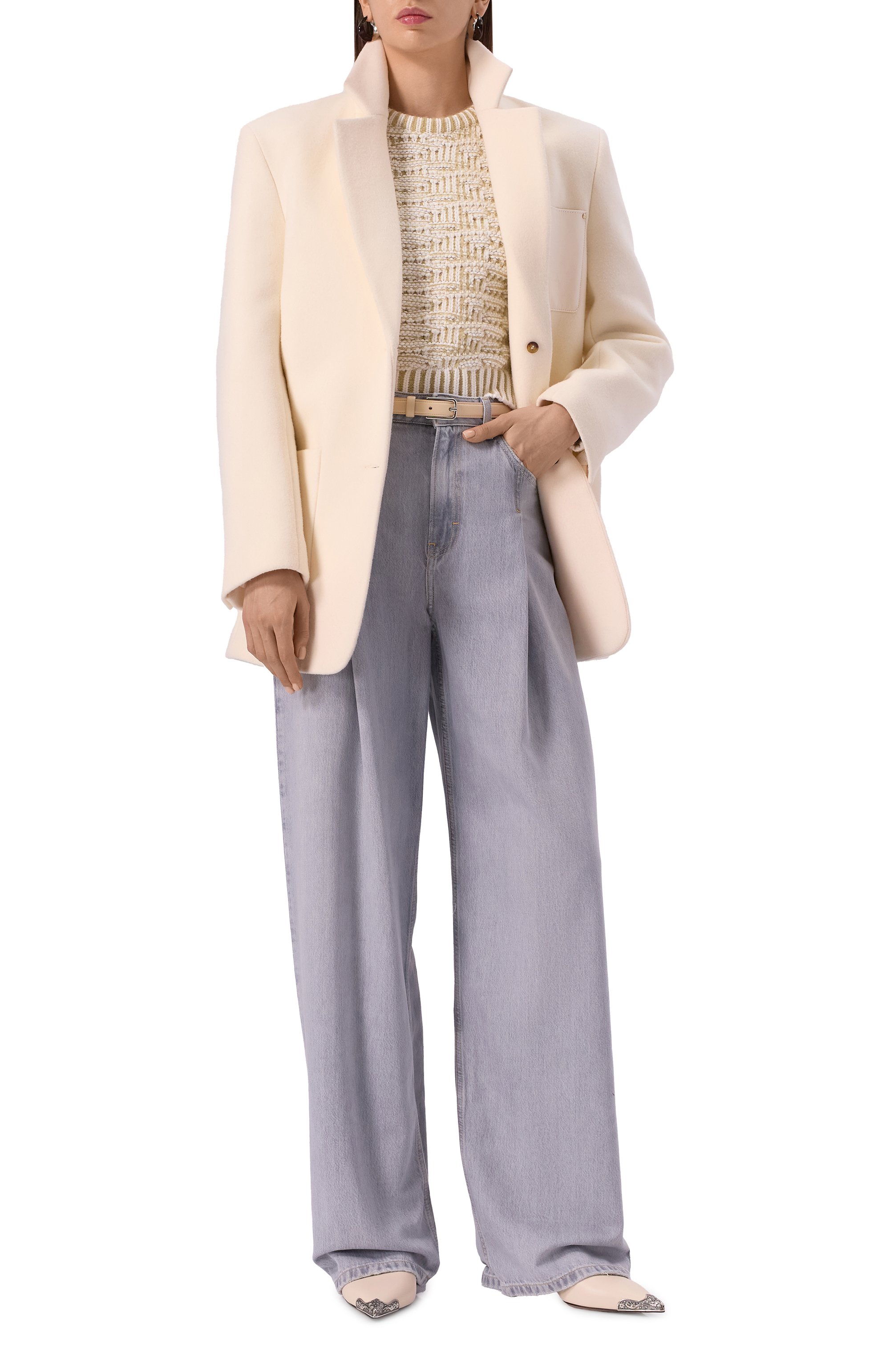 Свитер из хлопка и шерсти BOSS, арт. 50530721, фото 2