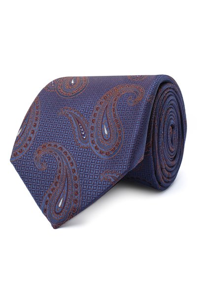Мужской шелковый галстук CANALI, арт. 18/HJ02878