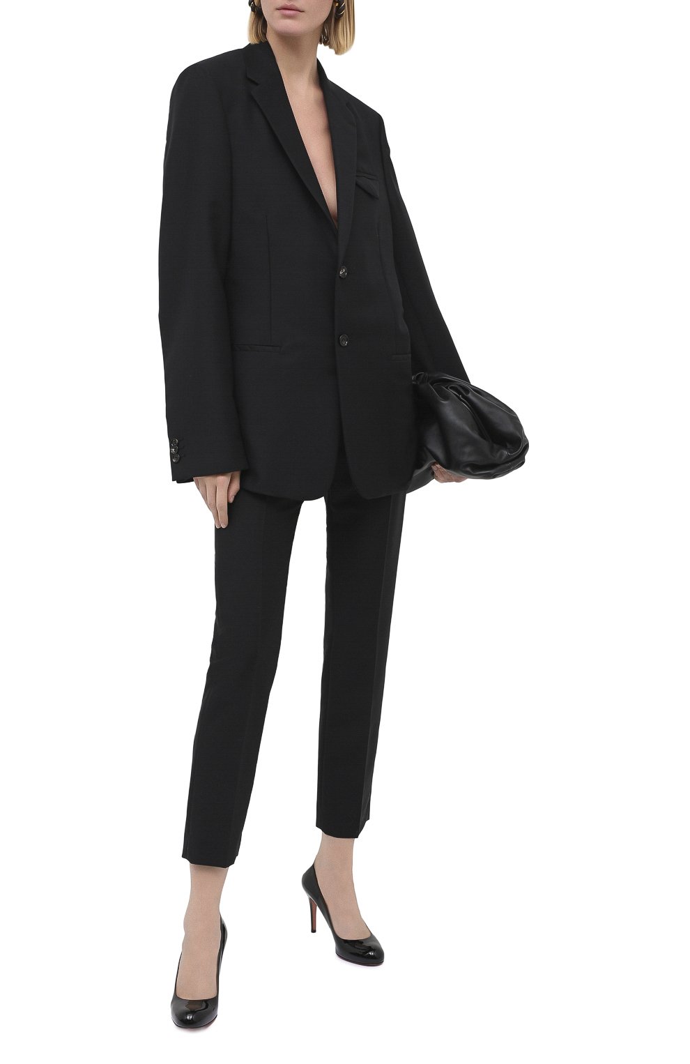 Кожаные туфли simple 85 CHRISTIAN LOUBOUTIN, арт. simple pump 85 patent calf, фото 2