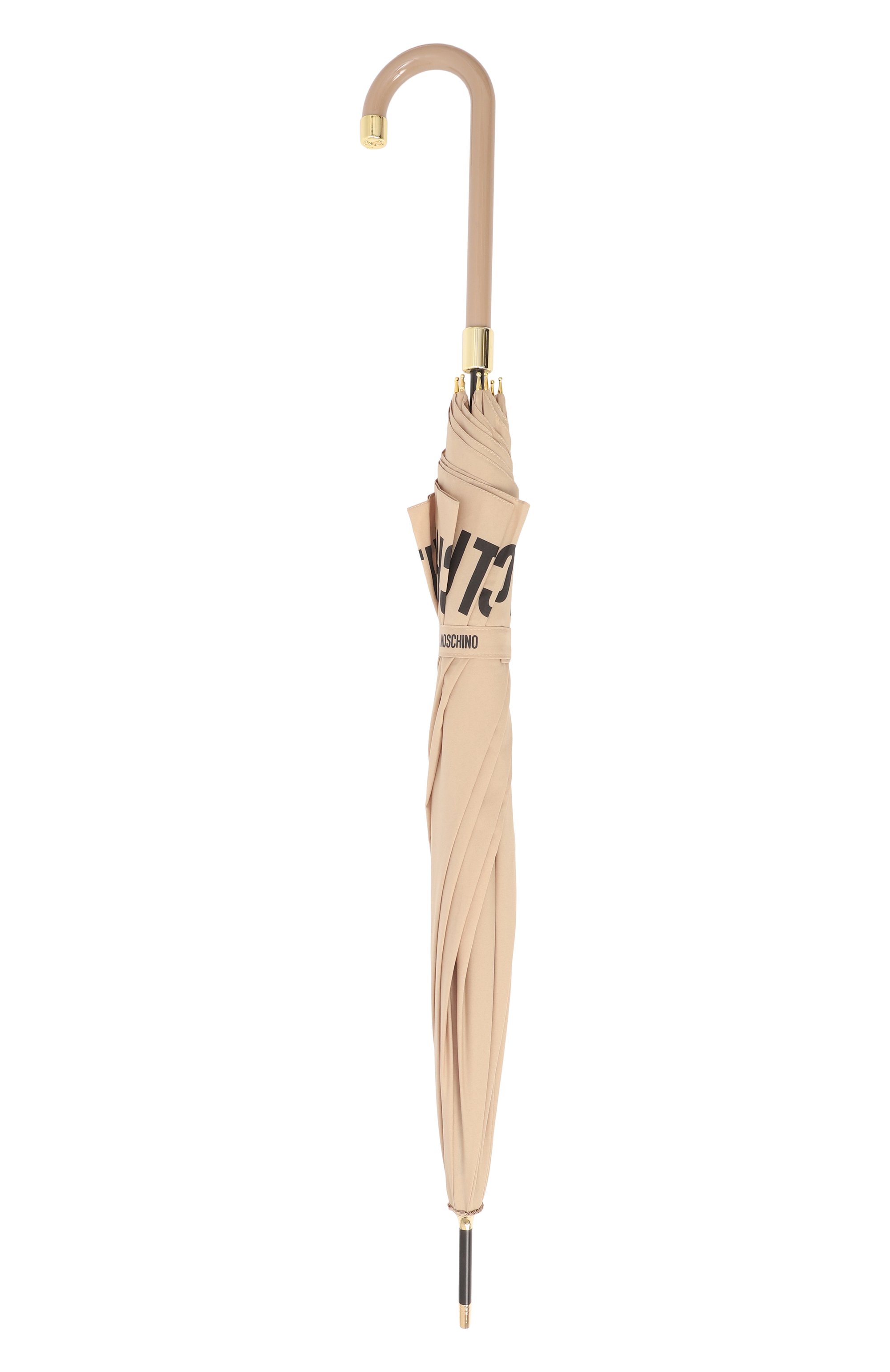 Зонт-трость MOSCHINO бежевого цвета по цене 8940 руб., арт. 8982 63 AUT0, фото 4 Зонт-трость MOSCHINO, арт. 8982 63 AUT0, фото 4