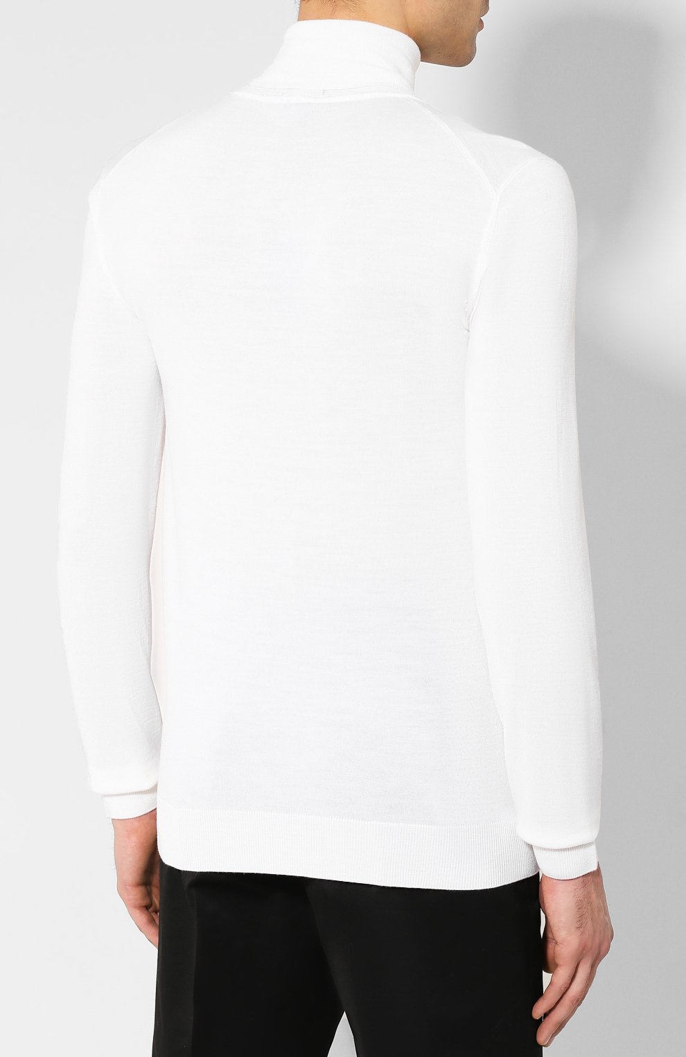 Водолазка из шерсти и шелка BOSS, арт. 50419133, фото 4