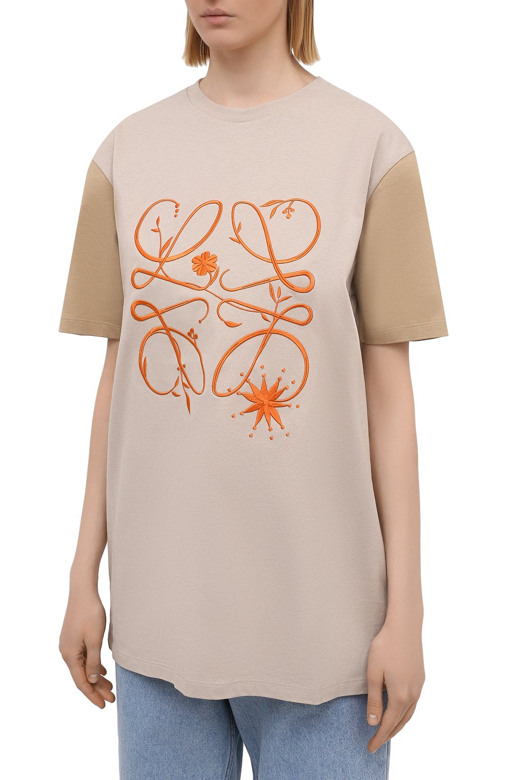 Хлопковая футболка LOEWE, арт. S540Y22X08, фото 3