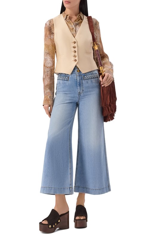 Замшевые сабо Ardéa Gianvito Rossi G10201.60LEG.CAMM0KA Коричневый  G10201.60LEG.CAMM0KA Фото 3