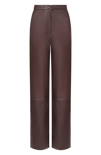 Женские кожаные брюки KITON, арт. D58171K0564L